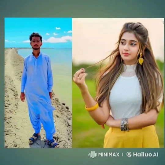 Young Couple Embraces at Waterfront and Field – AI Generated Video | Hailuo AI