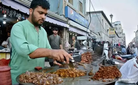 Street Vendor Flees Amid Rat and Reptile Swarm – AI Generated Video | Hailuo AI