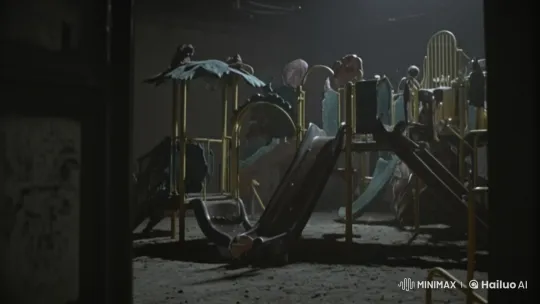 Creepy Indoor Playground: A Haunting Zoom Out – AI Generated Video | Hailuo AI