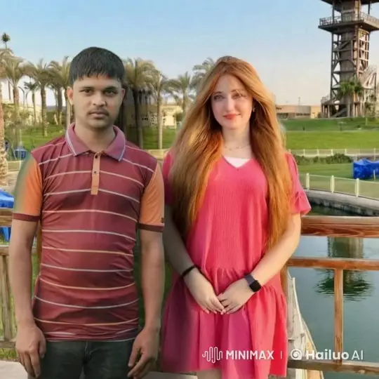 Couple Shares Intimate Kiss Against Scenic Pond – AI Generated Video | Hailuo AI