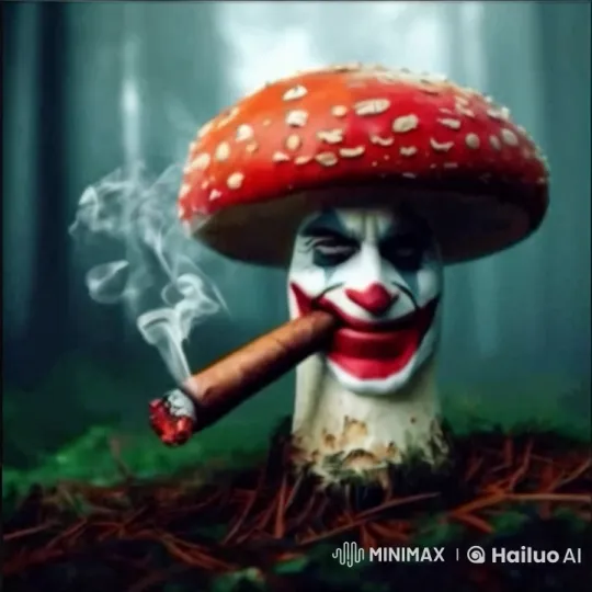 Clown Mushroom Leads Bear Fitness Class in Misty Forest – AI Generated Video | Hailuo AI