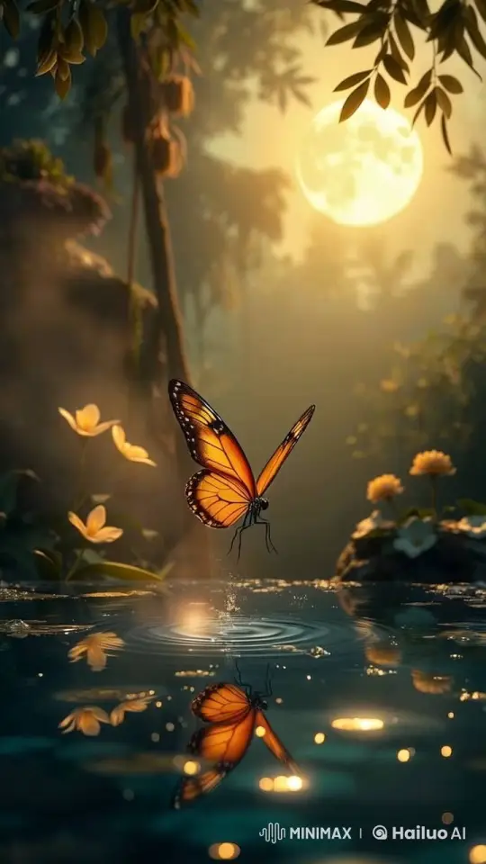 Theo the Dragonfly in Enchanted Lagoon – AI Generated Video | Hailuo AI