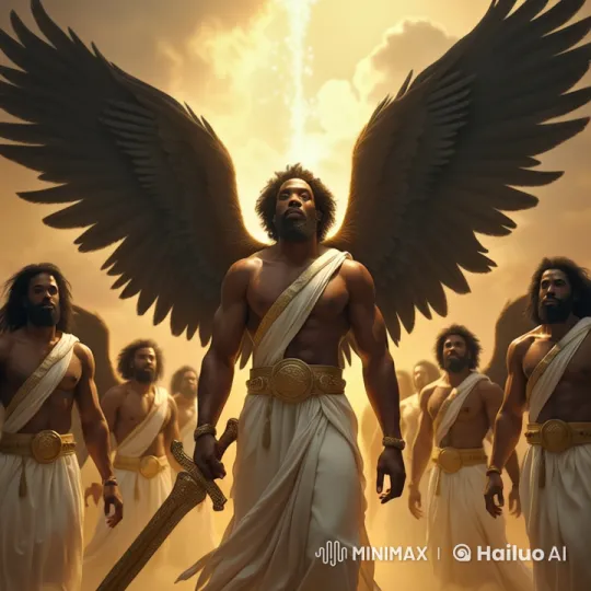 Celestial Angelic Leader Commands Divine Power – AI Generated Video | Hailuo AI