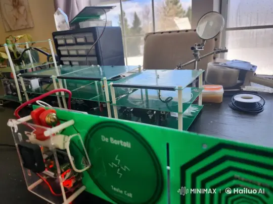 Meccagodzilla Examines Sparking Electronics in Live2D Panorama – AI Generated Video | Hailuo AI