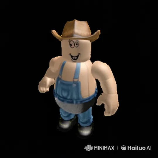 Cheerful Cowboy Character Loop Animation – AI Generated Video | Hailuo AI