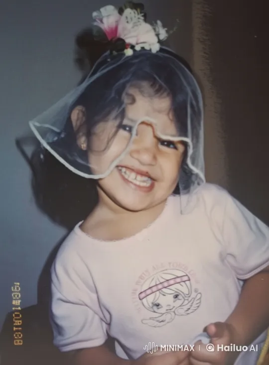 Child in Pink T-Shirt and Flower Veil, 1986 – AI Generated Video | Hailuo AI