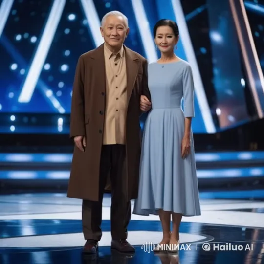 Elderly Couple Performs Respectful Asian Greeting – AI Generated Video | Hailuo AI