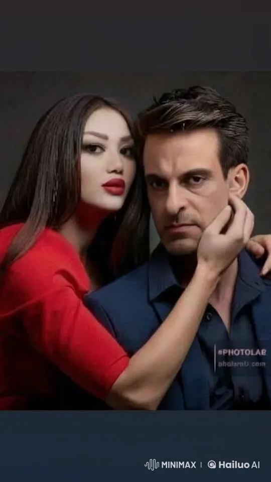 Intimate Portrait: Woman Gently Touches Man's Face – AI Generated Video | Hailuo AI