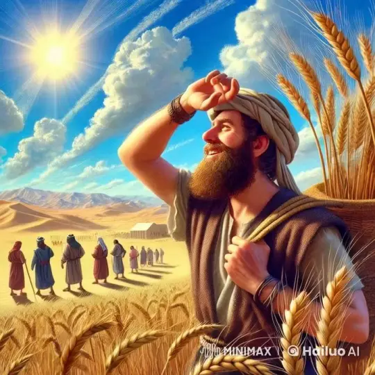 Ancient Israel: Wheat Fields and Prophets Amidst Serenity – AI Generated Video | Hailuo AI