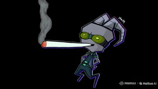 Animated Character with Casual, Cool Demeanor – AI Generated Video | Hailuo AI