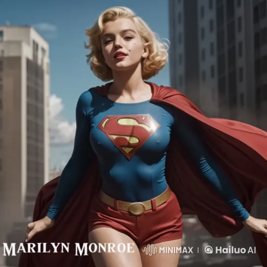 Supergirl Flies Through New York Cityscape in Live2D Animation – AI Generated Video | Hailuo AI