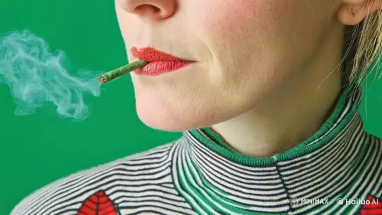 Close-up of a Person Smoking a Joint – AI Generated Video | Hailuo AI