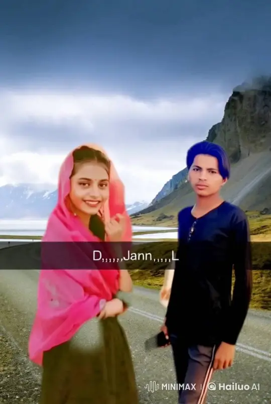 Live2D Animated Scene with Characters and Scenic Mountain Background – AI Generated Video | Hailuo AI