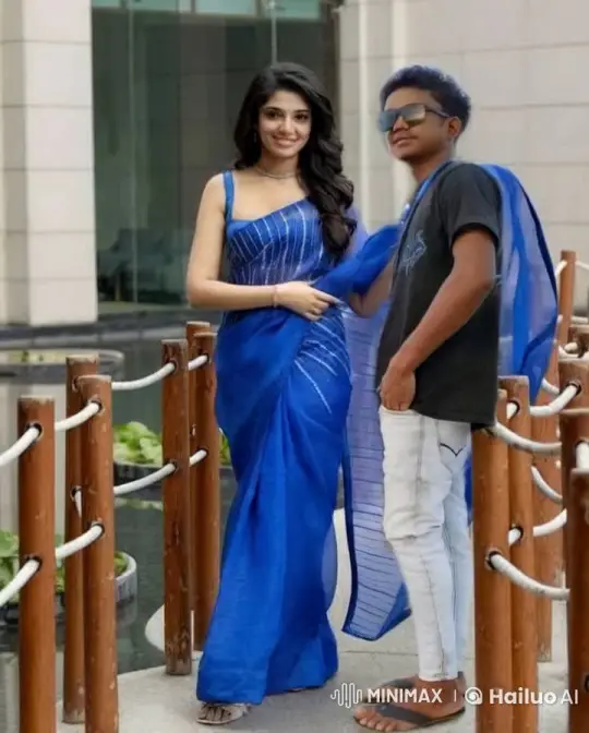 Couple on Walkway with Gentle Smiles and Friendly Interactions – AI Generated Video | Hailuo AI