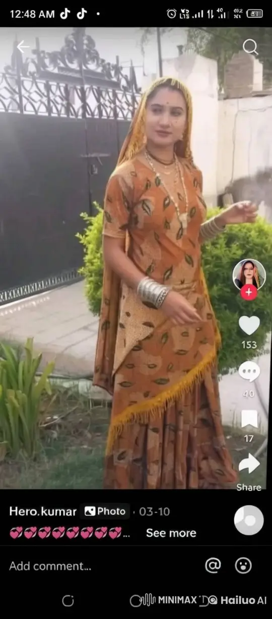 Traditional Woman in Serene Setting with Gentle Movements – AI Generated Video | Hailuo AI