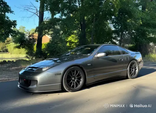 Sleek Sports Car Showcases Speed on Empty Highway – AI Generated Video | Hailuo AI