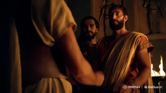 Intimate Father-Son Moment in Historical Drama – AI Generated Video | Hailuo AI