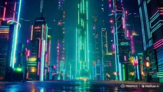 Sylvester Stallone and Arnold Schwarzenegger in Cyberpunk Duel – AI Generated Video | Hailuo AI