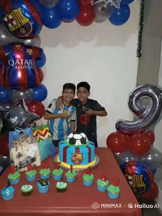 FC Barcelona-Themed Birthday Celebration – AI Generated Video | Hailuo AI
