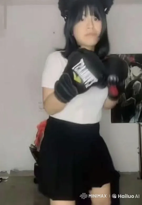 Person Fights Tiger in Energetic and Skilled Manner – AI Generated Video | Hailuo AI