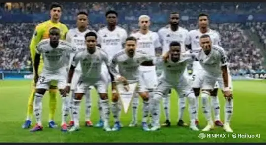 Soccer Team Poses for Group Photo on Field – AI Generated Video | Hailuo AI