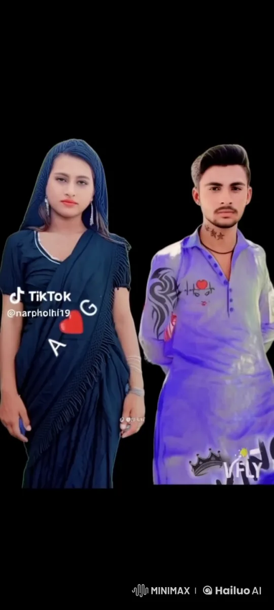 Live2D Animated Couple Exchanging a Sweet Kiss – AI Generated Video | Hailuo AI