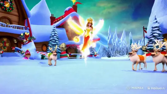 Title: Christmas Operation: Hope of the Human World

Summary:

This year, the "Summer Sorceress" has unleashed powerful magic, weakening the magical powers of Santa Claus, "Nicholas Snowwings," and rendering the global delivery of Christmas gifts challenging. – AI Generated Video | Hailuo AI