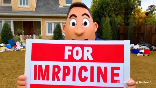 Real Estate Follies: Overpricing and Ignoring Offers – AI Generated Video | Hailuo AI