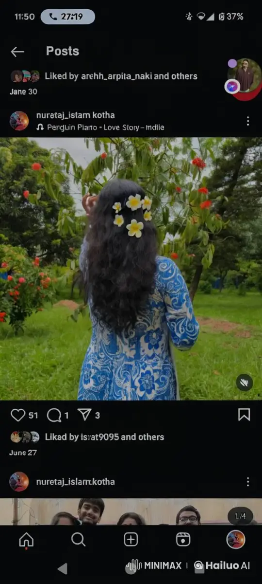 Young Dancer in Serene Garden Performing Classical Dance – AI Generated Video | Hailuo AI