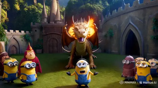 Minions Mimic Game of Thrones in Epic Dragon Scene – AI Generated Video | Hailuo AI