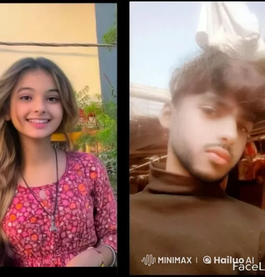 Split-Screen of Two Individuals in Different Settings – AI Generated Video | Hailuo AI