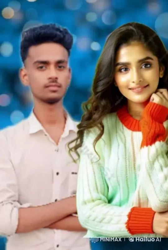 Couple Shares Tender Moment in Magical Blue Light – AI Generated Video | Hailuo AI