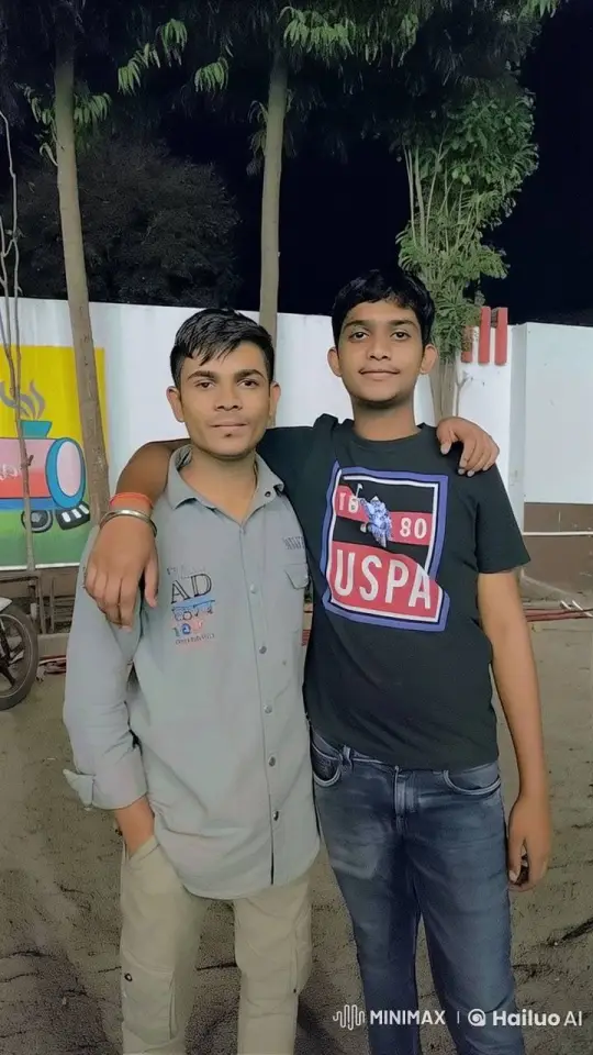Young Men Share Passionate Kiss in Serene Night Setting – AI Generated Video | Hailuo AI