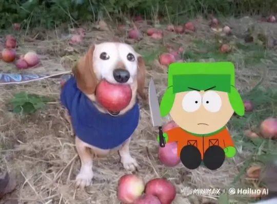 Dog, Kyle, Shrek Dance and Fly Away with Apples – AI Generated Video | Hailuo AI