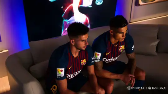 Aesthetic Contrast: Messi vs. Ronaldo in Artful Rivalry – AI Generated Video | Hailuo AI