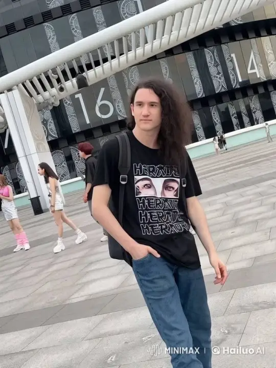 Man Flexes Strength, Tears Shirt in Live2D Animation – AI Generated Video | Hailuo AI