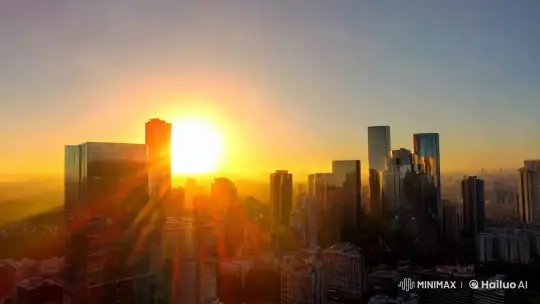 Cityscape Awakens: A Dawn of Hope and Beauty – AI Generated Video | Hailuo AI