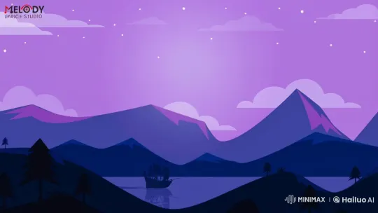 Boat Glides Through Twilight River Scene – AI Generated Video | Hailuo AI