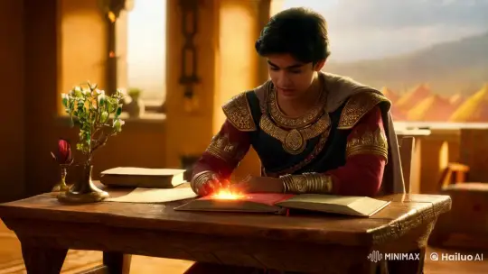 Young Magician Responds to Villagers' Distress in Enchanted Room – AI Generated Video | Hailuo AI