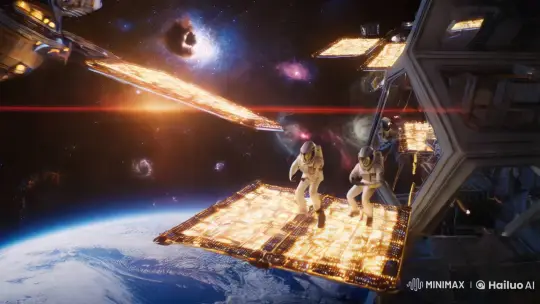 Title: Guardians of Earth: Satellites in the Cosmic Ballet – AI Generated Video | Hailuo AI