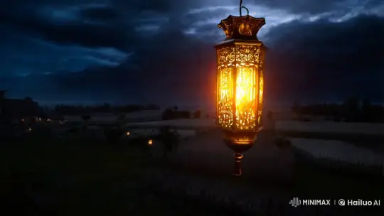 The Dimming Lantern: A Cinematic Symbol of Decline – AI Generated Video | Hailuo AI