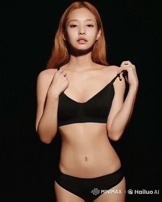 Woman Poses Gracefully in Undergarments – AI Generated Video | Hailuo AI
