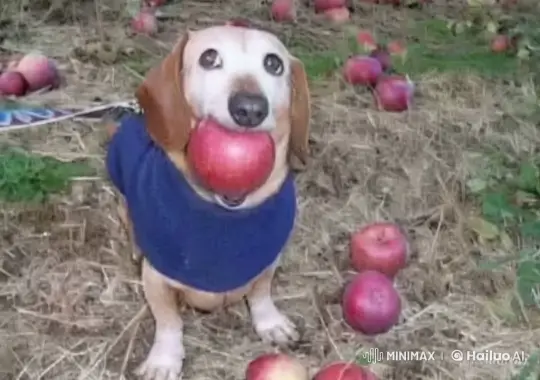 Dog in Blue Sweater Approaches Shrek with Aggression – AI Generated Video | Hailuo AI
