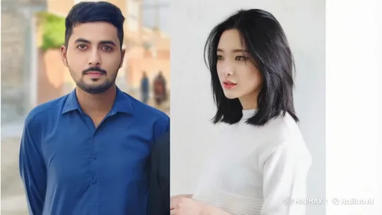Young Couple Shares Tender Romantic Kiss – AI Generated Video | Hailuo AI