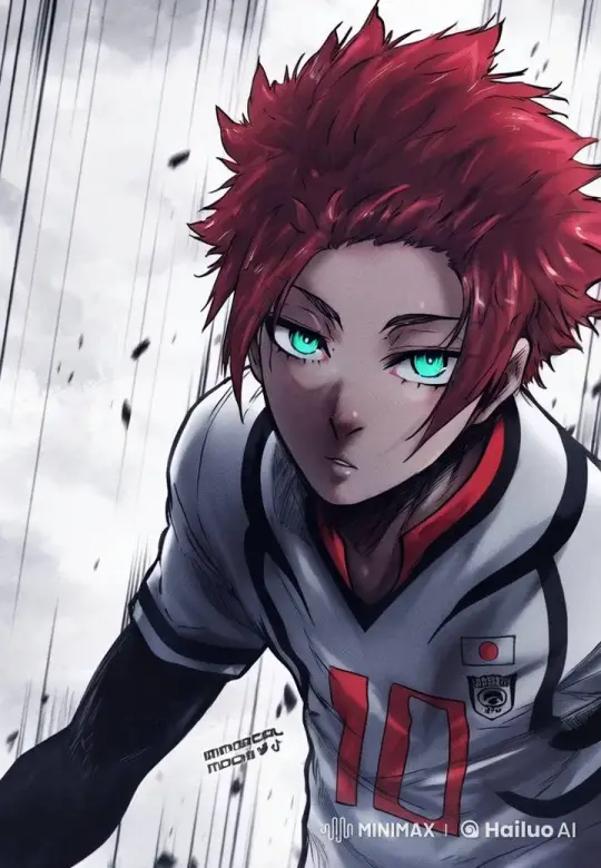 Anime Soccer Protagonist Prepares with Determination – AI Generated Video | Hailuo AI