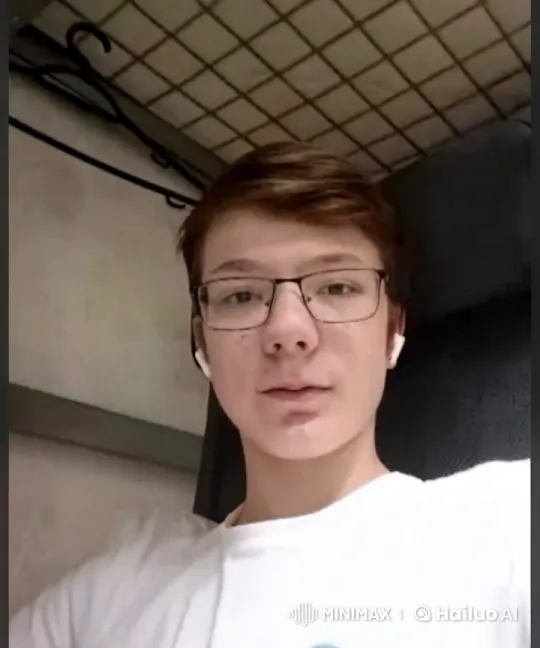 Young Man Plays Trick with Apple on Dog – AI Generated Video | Hailuo AI