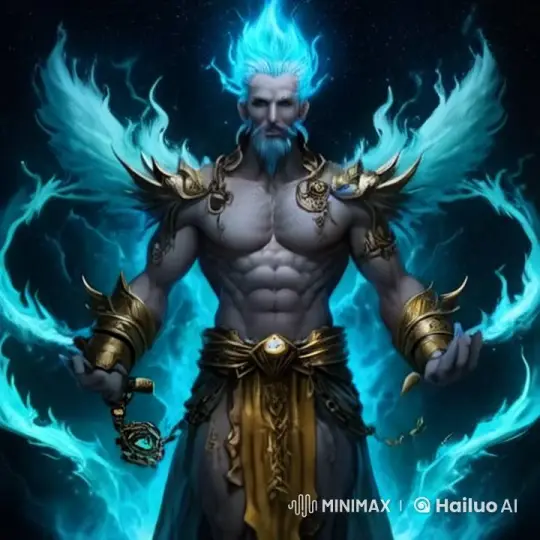 Majestic Deity Emerges with Fiery Wings in Live 2D Animation – AI Generated Video | Hailuo AI