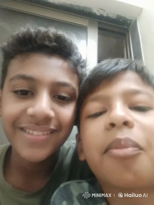 Young Brothers Share Affectionate Moment – AI Generated Video | Hailuo AI