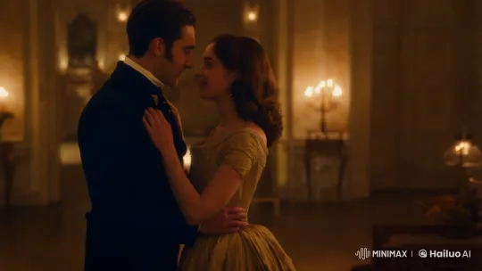 Intimate Moment in Vintage-Inspired Aesthetic Setting – AI Generated Video | Hailuo AI
