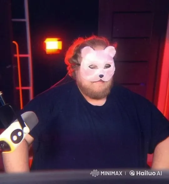 Bear-Masked Person Welcomes Children in Enchanting Room – AI Generated Video | Hailuo AI
